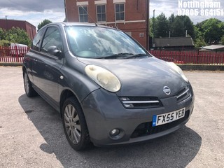 Location: Nottingham - 2005 NISSAN MICRA 160SR 3 Door Hatchback REG: FX55YEB, Keys: No, MOT Expiry date: 06/07/2025, 1598 Petrol, 5 Speed Manual Petrol, Former Keepers: 6