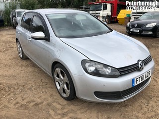 Location: Peterborough - 2011 VOLKSWAGEN GOLF MATCH TDI B-TECH DSG 5 Door Hatchback REG: FT61AZR, Keys: No, MOT Expiry date: 01/02/2025, 1598 Diesel, 7 Speed S-Auto Diesel, Former Keepers: 9