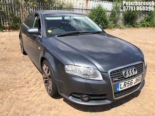 Location: Peterborough - 2006 AUDI A4 S LINE TDI 140 4 Door Saloon REG: LR56JHX, Keys: No, MOT Expiry date: 31/10/2025, 1968 Diesel, 6 Speed Manual Diesel, Former Keepers: 4