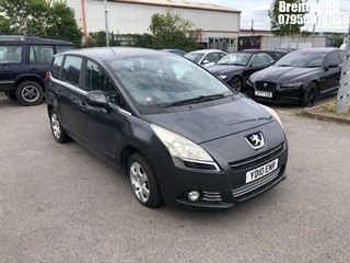 Location: Brentwood - 2010 PEUGEOT 5008 SPORT HDI MPV REG: YD10ENR, Keys: No, MOT Expiry date: 28.11.2025, 1560 Diesel, 6 Speed Manual Diesel, Former Keepers: 2