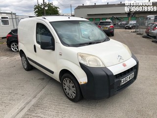 Location: Brentwood - 2010 CITROEN NEMO LX HDI 610 Panel Van REG: SA60WXB, Keys: No, MOT Expiry date: 29/05/2025, 1399 Diesel, 5 Speed Manual Diesel, Former Keepers: 6