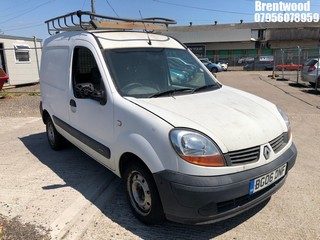 Location: Brentwood - 2006 RENAULT KANGOO SL19 DCI 70 Car Derived Van REG: BG06DNF, Keys: No, MOT Expiry date: 12.12.2024, 1461 Diesel, 5 Speed Manual Diesel, Former Keepers: 4