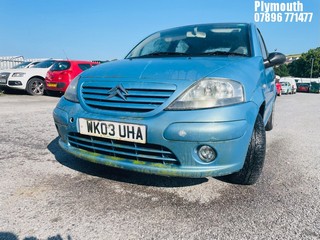 Location: Plymouth - 2003 CITROEN C3 HDI SX 5 Door Hatchback REG: WK03UHA, Keys: No, MOT Expiry date: 29/01/2024, 1398 Diesel, 5 Speed Manual Diesel, Former Keepers: 6
