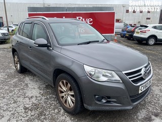 Location: South Wales - 2010 VOLKSWAGEN TIGUAN MATCH TDI 4MOT 140 Estate REG: CV60ORJ, Keys: No, MOT Expiry date: 08/08/2024, 1968 Diesel, 6 Speed Manual Diesel, Former Keepers: 3