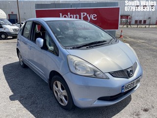 Location: South Wales - 2009 HONDA JAZZ I-VTEC ES 5 Door Hatchback REG: HG09VMV, Keys: No, MOT Expiry date: 25/07/2025, 1339 Petrol, 5 Speed Manual Petrol, Former Keepers: 3