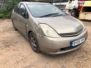 NOTE: ATF Registered Buyers ONLY - Location:Peterborough - 2005 TOYOTA PRIUS T4 VVT-I AUTO 5 Door Hatchback REG:BV05VXF, Keys:No, 1497 Hybrid Electric, Variable 1 Speed Auto Petrol/E,Former Keepers:10