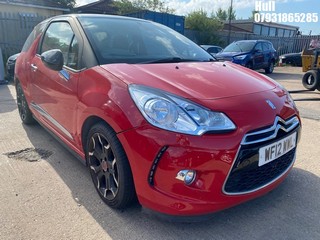Location: Hull - 2012 CITROEN DS3 AIRDREAM DSPORT E-HDI 3 Door Hatchback REG: WF12WWL, Keys: No, MOT Expiry date: 15/09/2025, 1560 Diesel, 6 Speed Manual Diesel, Former Keepers: 4