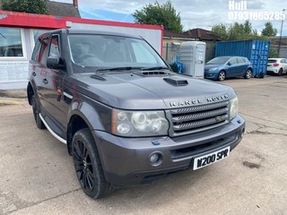 Location: Hull - 2006 LAND ROVER RANGEROVER SPT TDV6 HSE A Estate REG: W200SPR, Keys: No, MOT Expiry date: 02/08/2024, 2720 Diesel, 6 Speed Auto Diesel, Former Keepers: 7