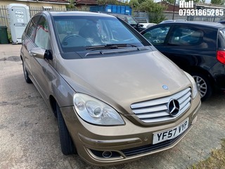 Location: Hull - 2007 MERCEDES B180 CDI SE MPV REG: YF57VYP, Keys: No, MOT Expiry date: 27/11/2025, 1992 Diesel, 6 Speed Manual Diesel, Former Keepers: 9
