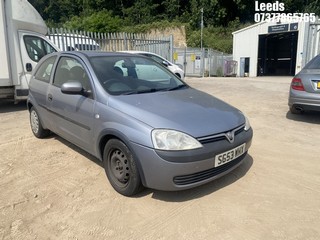 Location: Leeds - 2003 VAUXHALL CORSA CLUB 16V 3 Door Hatchback REG: SG53WHX, Keys: No, MOT Expiry date: 18-08-2025, 1199 Petrol, 5 Speed Manual Petrol, Former Keepers: 5