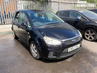 Location:  Hayes - 2007 FORD C-MAX STYLE MPV REG: CN57ZKL, Keys: No, MOT Expiry date: 24/03/2025, 1596 Petrol, 5 Speed Manual Petrol, Former Keepers: 2