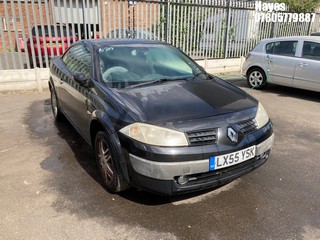 Location:  Hayes - 2005 RENAULT MEGANE PR-ILEGE VVT 136 A Convertible REG: LX55YSK, Keys: No, MOT Expiry date: 09/07/2025, 1998 Petrol, 4 Speed Auto Petrol, Former Keepers: 6