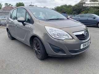 Location: Manchester - 2011 VAUXHALL MERIVA EXCLUSIV MPV REG: SH11DDX, 1398 Petrol, 5 Speed Manual Petrol, Former Keepers: 5, Keys: No, MOT Expiry date: 14/11/2024