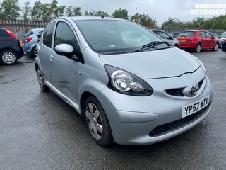 Location: Manchester - 2007 TOYOTA AYGO+ VVT-I 5 Door Hatchback REG: YP57WTA, 998 Petrol, 5 Speed Manual Petrol, Former Keepers: 5, Keys: No, MOT Expiry date: 18/11/2024