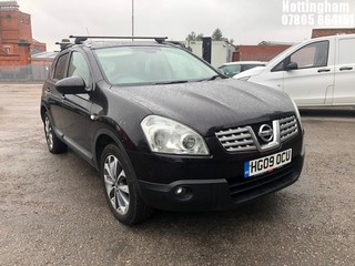 Location: Nottingham - 2009  NISSAN  QASHQAI TEKNA CVT  5 Door Hatchback  REG: HG09OCU, 1997cc Petrol , Variable Speed Auto Petrol , Former Keepers: 4, Keys: Yes, MOT Expiry date: 28/04/2025