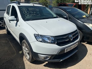 Location: North Woolwich - 2014 DACIA SANDERO STEPWAY LAUREATE 5 Door Hatchback REG: BT64UUM, Keys: No, MOT Expiry date: 27/09/2025, 898 Petrol, 5 Speed Manual Petrol, Former Keepers: 4