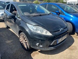 Location: North Woolwich - 2009 FORD FIESTA TITANIUM 95 5 Door Hatchback REG: EJ59GFK, Keys: No, MOT Expiry date: 04/04/2025, 1388 Petrol, 5 Speed Manual Petrol, Former Keepers: 4
