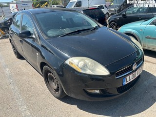 Location: North Woolwich - 2008 FIAT BRAVO ACTIVE 120 T-JET 5 Door Hatchback REG: LL08VDO, Keys: No, MOT Expiry date: 27/08/2025, 1368 Petrol, 6 Speed Manual Petrol, Former Keepers: 5