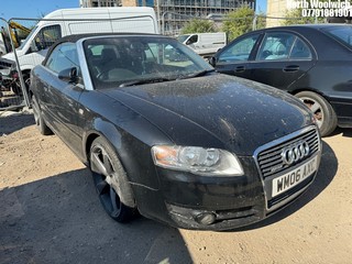 Location: North Woolwich - 2006 AUDI A4 SPORT FSI AUTO Convertible REG: WM06AXC, Keys: No, MOT Expiry date: 19/08/2025, 1984 Petrol, Variable Speed Auto Petrol, Former Keepers: 6