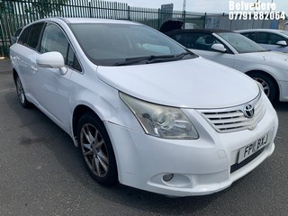Location: BELVEDERE - 2011 TOYOTA AVENSIS TR VALVEMATIC ESTATE REG: FP11BXJ, 1798cc PETROL, 6 SPEED MANUAL PETROL, Former Keepers: 6, Keys: No, MOT: Expiry date20/05/2025