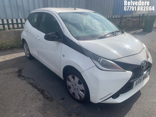 Location: Belvedere - 2016 TOYOTA AYGO X-PLAY VVT-I CVT 5 Door Hatchback REG: AK16WML, Keys: No, MOT Expiry date: 01/09/2024, 998 Petrol, Variable Speed Auto Petrol, Former Keepers: 2