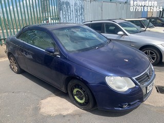 Location: Belvedere - 2008 VOLKSWAGEN EOS SE TSI Convertible REG: OY58JFN, Keys: No, MOT Expiry date: 26.11.2025, 1390 Petrol, 6 Speed Manual Petrol, Former Keepers: 2