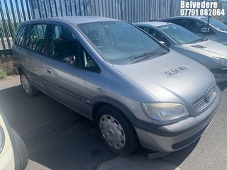 Location: Belvedere - 2004 VAUXHALL ZAFIRA DESIGN 16V AUTO MPV REG: SL54MKA, Keys: No, MOT Expiry date: 27/10/2025, 1796 Petrol, 4 Speed Auto Petrol, Former Keepers: 6