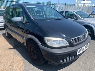 Location: Belvedere - 2005 VAUXHALL ZAFIRA LIFE MPV REG: MM54WKT, Keys: No, MOT Expiry date: 17/12/2025, 1796 Petrol, 5 Speed Manual Petrol, Former Keepers: 4