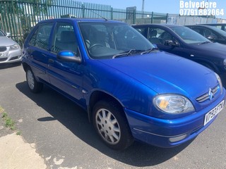 Location: Belvedere - 2000 CITROEN SAXO EXCLUSIVE AUTO 5 Door Hatchback REG: V793FTA, Keys: No, MOT Expiry date: 20/06/2025, 1360 Petrol, 4 Speed Auto Petrol, Former Keepers: 4