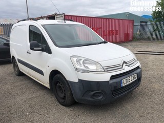 Location: Edinburgh - 2015 CITROEN BERLINGO 625 LX E-HDI Panel Van REG: LB15CYG, Keys: No, MOT Expiry date: 25/08/2024, 1560 Diesel, 5 Speed Manual Diesel, Former Keepers: 2