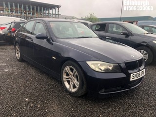 Location: Edinburgh - 2008 BMW 318D SE 4 Door Saloon REG: SH08KPV, Keys: Yes, MOT Expiry date: 20/01/2026, 1995 Diesel, 6 Speed Manual Diesel, Former Keepers: 6
