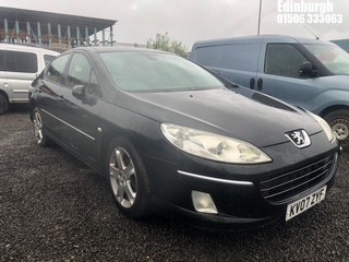 Location: Edinburgh - 2007 PEUGEOT 407 SE HDI 4 Door Saloon REG: KV07ZYF, Keys: No, MOT Expiry date: 02/10/2025, 1997 Diesel, 6 Speed Manual Diesel, Former Keepers: 3