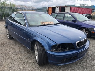 NOTE: ATF Registered Buyers ONLY - Location: Edinburgh - 2001 BMW 320CI Coupe REG: Y852LCS, Keys: No, MOT Expiry date: 06/04/2023, 2171 Petrol, , Former Keepers: 4