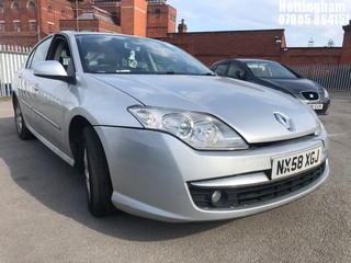 Location: Nottingham - 2008 RENAULT LAGUNA DYNAMIQUE DCI 110 5 Door Hatchback REG: NX58XGJ, Keys: No, MOT Expiry date: 26/06/2025, 1461 Diesel, 6 Speed Manual Diesel, Former Keepers: 4
