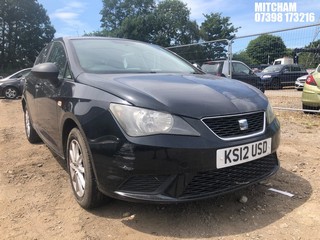 Location: MITCHAM - 2012 SEAT IBIZA S AC  5 DOOR HATCHBACK REG: KS12USD , 1198cc PETROL, 5 SPEED MANUAL PETROL, Former Keepers: 11, Keys: No, MOT: Expiry date21/01/2025
