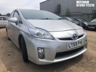 Location: MITCHAM - 2009 TOYOTA PRIUS T3 VVT-I CVT 5 DOOR HATCHBACK REG: LT59PHO, 1797cc HYBRID ELECTRIC, VARIABLE 1 SPEED AUTO PETROL/E, Former Keepers: 8, Keys: No, MOT: Expiry date23/08/2025