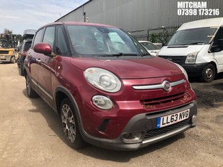 Location: Mitcham - 2013 FIAT 500L TREKKING MULTIJET S- MPV REG: LL63NVO, Keys: No, MOT Expiry date: 16/05/2024, 1248 Diesel, 5 Speed Semi Auto Diesel, Former Keepers: 3