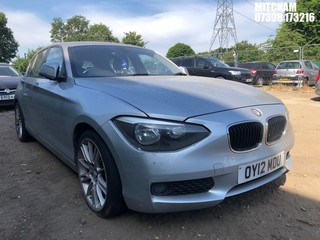 Location: Mitcham - 2012 BMW 116I ES TURBO 5 Door Hatchback REG: OY12MDU, Keys: No, MOT Expiry date: 31/08/2024, 1598 Petrol, 6 Speed Manual Petrol, Former Keepers: 8