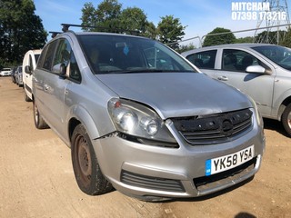 Location: Mitcham - 2008 VAUXHALL ZAFIRA EXCLUSIV MPV REG: YK58YSA, Keys: No, MOT Expiry date: 26/10/2025, 1598 Petrol, 5 Speed Manual Petrol, Former Keepers: 8