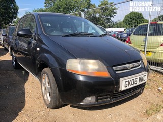 Location: Mitcham - 2006 CHEVROLET KALOS SX 5 Door Hatchback REG: GK06WKC, Keys: No, MOT Expiry date: 08/09/2024, 1399 Petrol, 5 Speed Manual Petrol, Former Keepers: 5