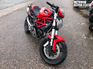 Location: Mitcham - 2013 DUCATI M696 + Motorcycle REG: LG63ASZ, Keys: No, MOT Expiry date: 09/02/2023, 696 Petrol, Manual, Former Keepers: 3