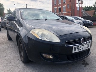 Location: Nottingham - 2007 FIAT BRAVO ACTIVE TJET 150 5 Door Hatchback REG: WR57OXS, Keys: No, MOT Expiry date: 07/04/2026, 1368 Petrol, 6 Speed Manual Petrol, Former Keepers: 9