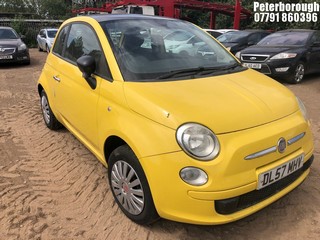 Location: Peterborough - 2008 FIAT 500 POP RHD 3 Door Hatchback REG: DL57MHV, Keys: No, MOT Expiry date: 27/04/2026, 1242 Petrol, 5 Speed Manual Petrol, Former Keepers: 5