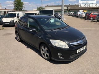 Location: BRENTWOOD - 2011 TOYOTA AURIS HYBRID T SPIRIT CVT 5 DOOR HATCHBACK REG: NU11VUP, 1797cc HYBRID ELECTRIC, VARIABLE 1 SPEED AUTO PETROL/E, Former Keepers: 9, Keys:No, MOT:Expiry date16/09/2025