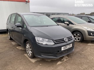Location: Leeds - 2011 VOLKSWAGEN SHARAN S BLUEMOTION TDI MPV REG: AD11CZX, Keys: No, MOT Expiry date: 24-10-2024, 1968 Diesel, 6 Speed Manual Diesel, Former Keepers: 3