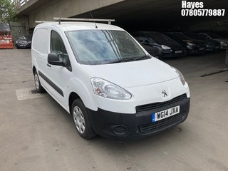Location:  Hayes - 2014 PEUGEOT PARTNER 850 S L1 HDI Panel Van REG: WG14JXA, Keys: No, MOT Expiry date: 06/07/2024, 1560 Diesel, 5 Speed Manual Diesel, Former Keepers: 3