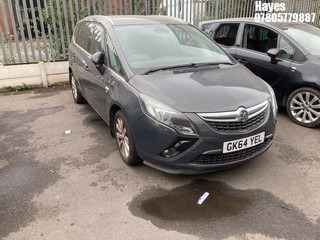 Location:  Hayes - 2014 VAUXHALL ZAFIRA TOURER SE TURBO AU MPV REG: GK64YEL, Keys: No, MOT Expiry date: 29/10/2024, 1364 Petrol, 6 Speed Auto Petrol, Former Keepers: 2