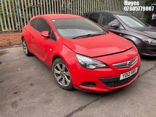 Location:  Hayes - 2012 VAUXHALL ASTRA GTC SPORT S/S TURBO 3 Door Hatchback REG: YD12VNY, Keys: No, MOT Expiry date: 17/03/2025, 1362 Petrol, 6 Speed Manual Petrol, Former Keepers: 3