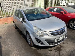 Location:  Hayes - 2011 VAUXHALL CORSA EXCLUSIV AC 5 Door Hatchback REG: WV61XSW, Keys: No, MOT Expiry date: 15/10/2025, 1398 Petrol, 5 Speed Manual Petrol, Former Keepers: 4