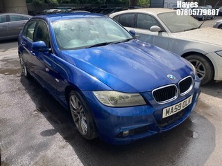 Location:  Hayes - 2009 BMW 318I M SPORT BUS EDIT A 4 Door Saloon REG: MA59OLK, Keys: No, MOT Expiry date: 18/05/2025, 1995 Petrol, 6 Speed Auto Petrol, Former Keepers: 8